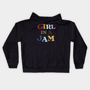 Girl in a Jam Kids Hoodie